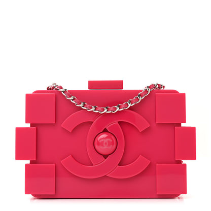 Chanel Plexiglass Boy Brick Lego Clutch Pink 1 of 13
