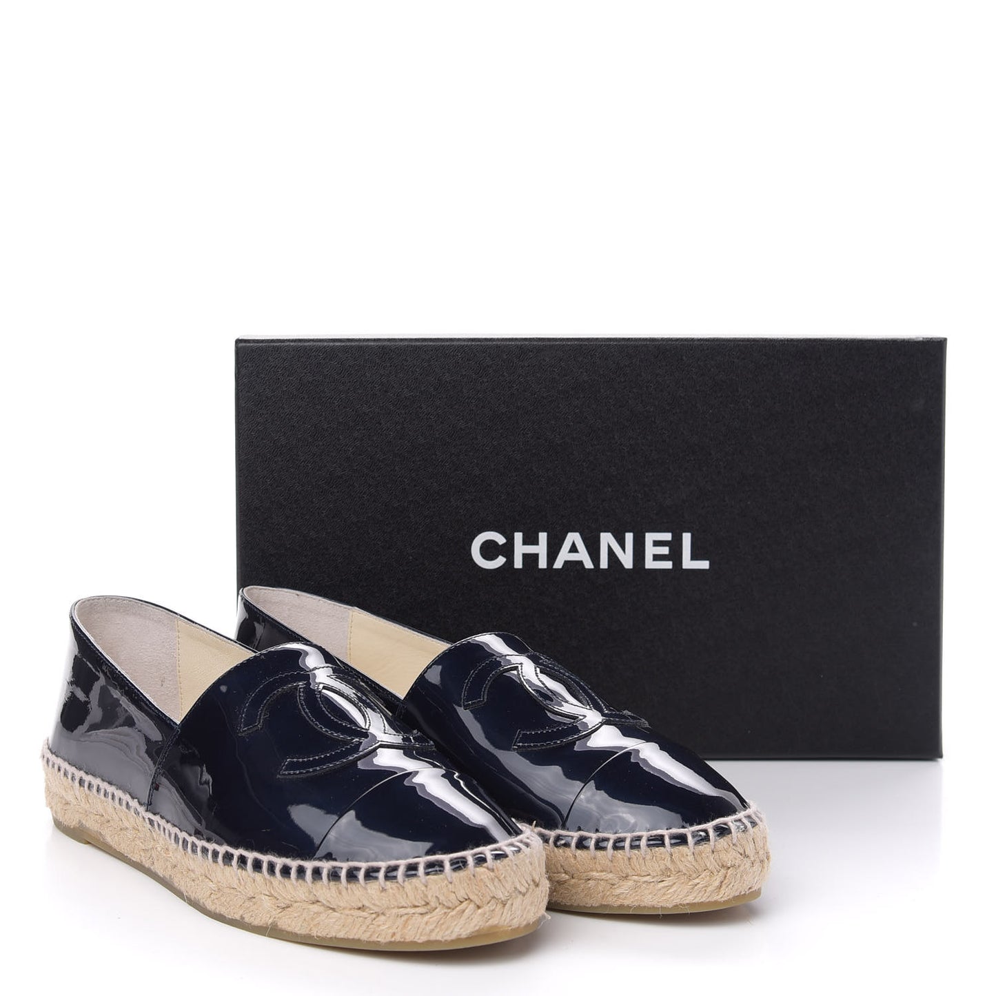 Patent CC Espadrilles 38 Navy