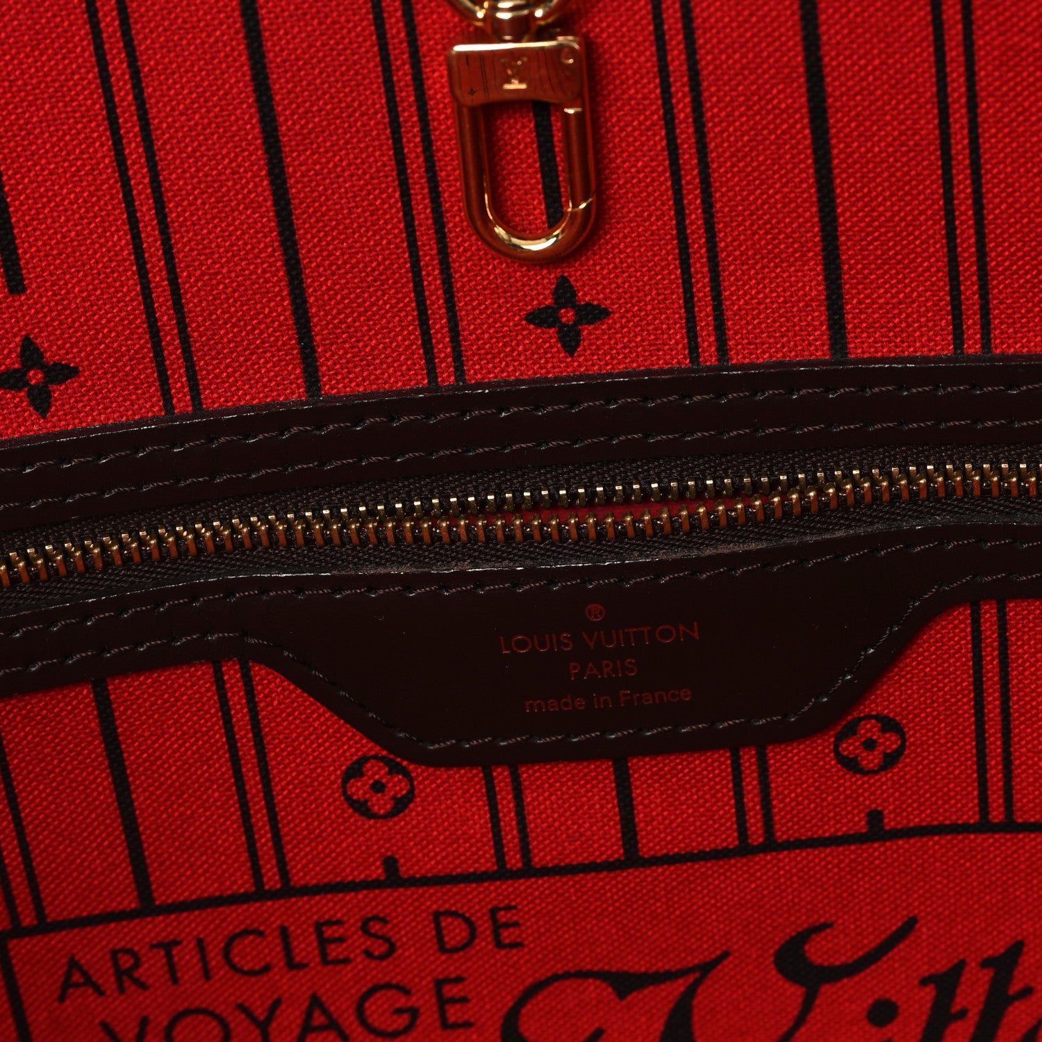 Louis Vuitton Damier Ebene Neverfull MM 6 of 10