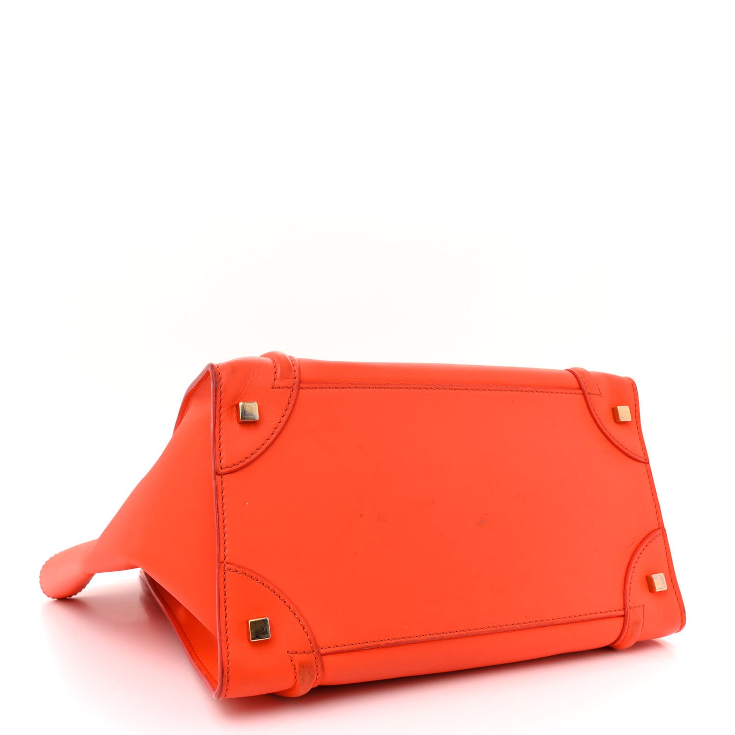 Smooth Calfskin Mini Luggage Orange