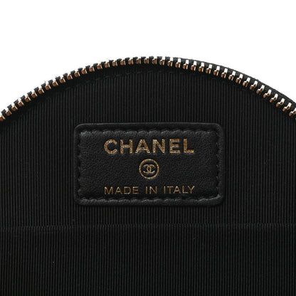 Chanel Caviar Quilted Round Handle With Care Vanity With Chain Black 6 of 8