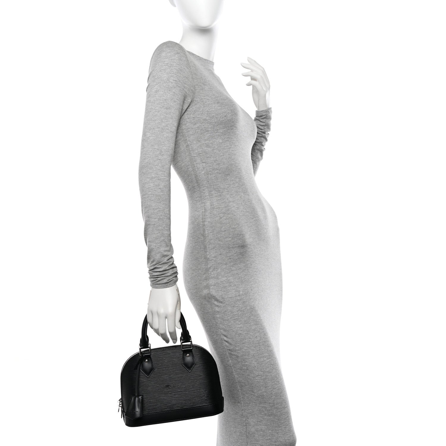 Louis Vuitton Epi Alma BB Black 2 of 12