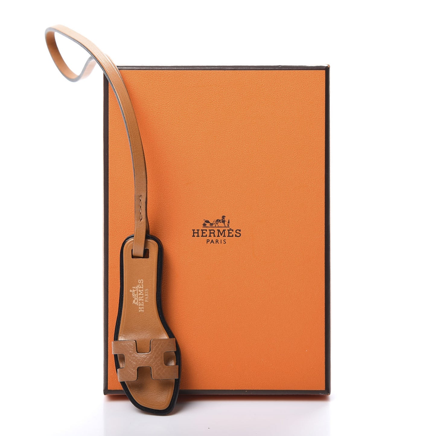 Epsom Butler Calfskin Hunter Oran Nano Bag Charm Gold
