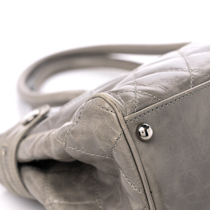 Chanel Glazed Calfskin Small New Portobello Grey 11 of 17