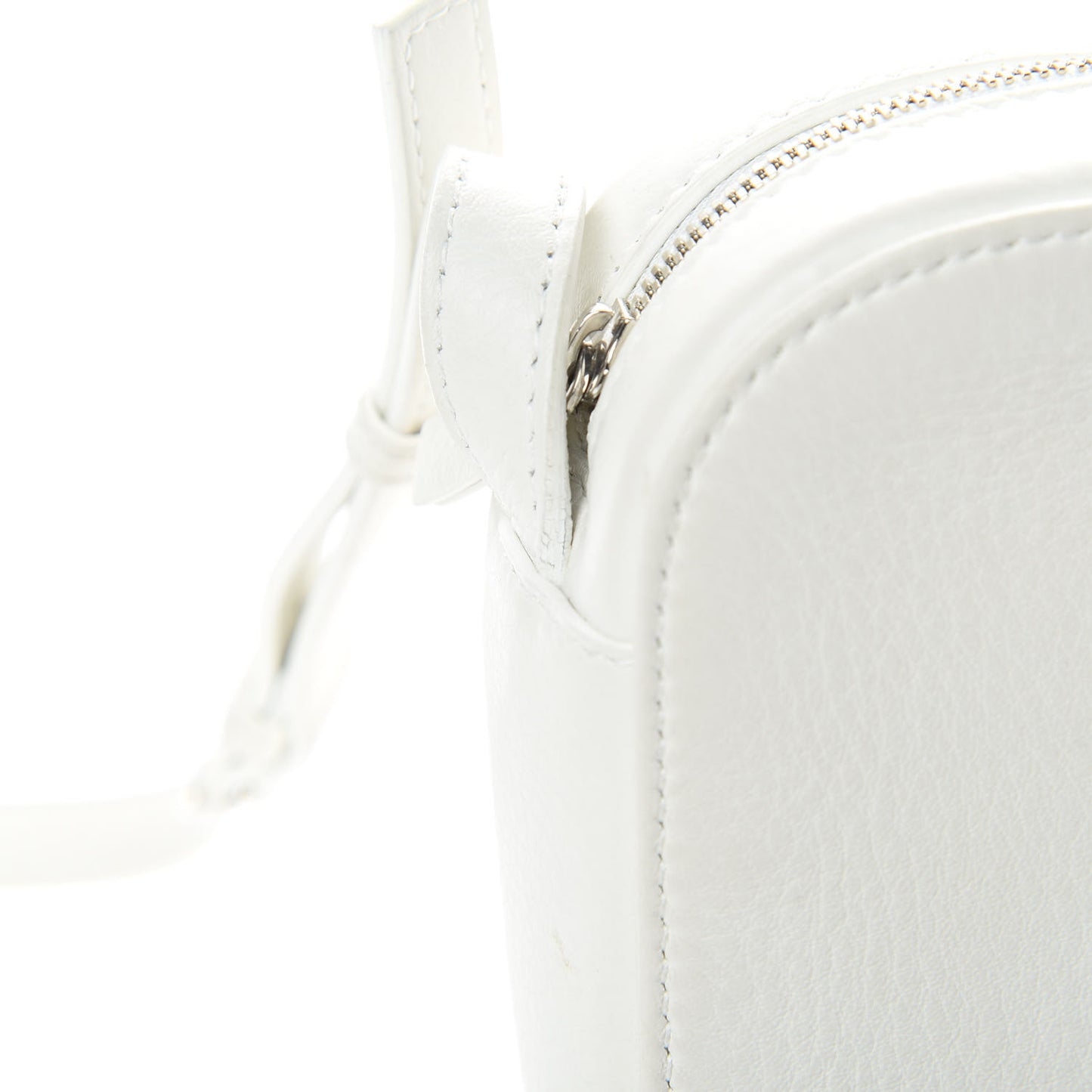 Calfskin Logo S Everyday Camera Bag White