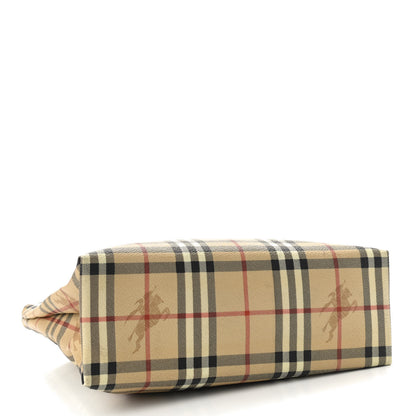 Burberry Haymarket Check Medium Tote Red 4 of 11