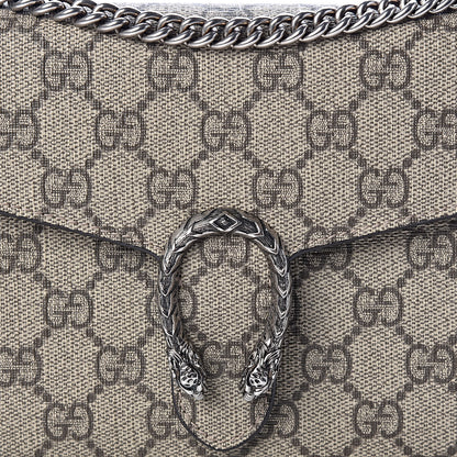Gucci GG Supreme Monogram Mini Dionysus Chain Wallet Beige Taupe 9 of 11