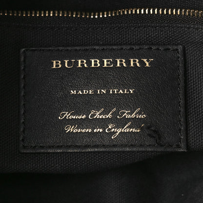 Burberry Derby Calfskin House Check Small Banner Tote Pink 6 of 10