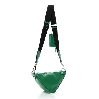 Prada Grace Lux Triangle Shoulder Bag Mango 2 of 12