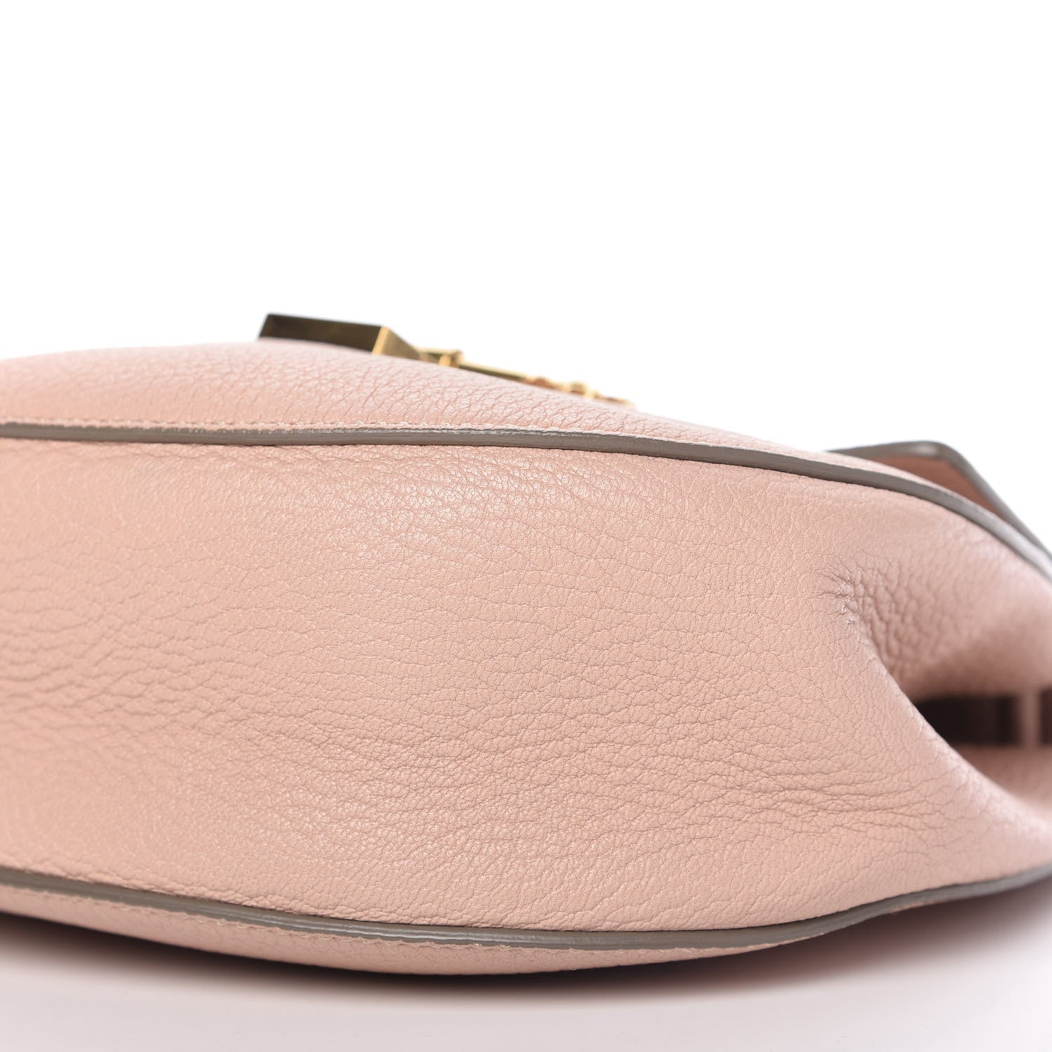 Chloe Grained Lambskin Drew Shoulder Bag Cement Pink 7 of 8