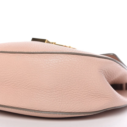 Chloe Grained Lambskin Drew Shoulder Bag Cement Pink 7 of 8