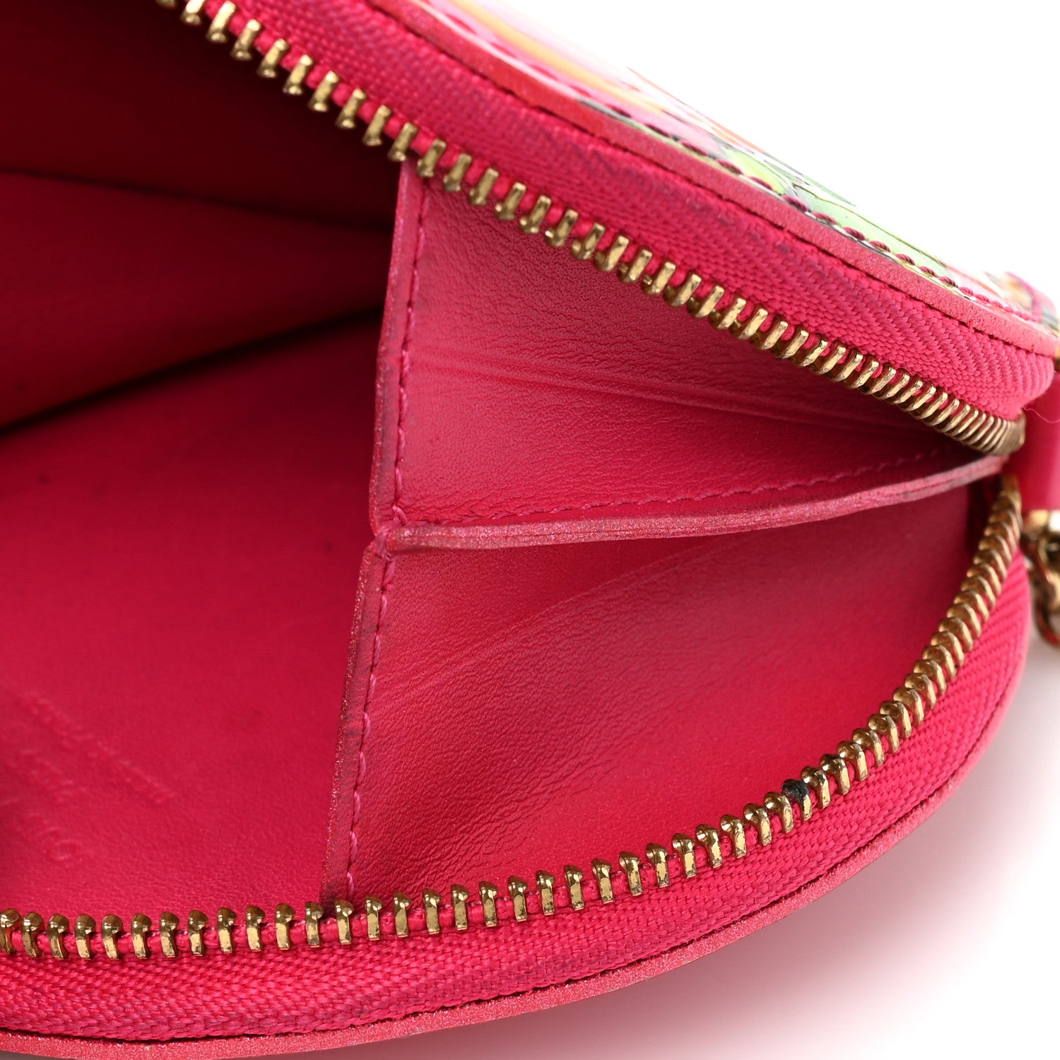 Louis Vuitton Vernis Roses Chapeau Coin Purse Rose Pop 11 of 12