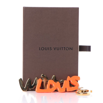 Louis Vuitton Graffiti Bag Charm Orange 4 of 4