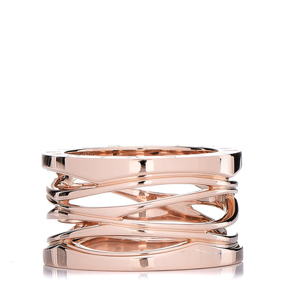 Bulgari 18K Rose Gold B.Zero1 Legend Four-Band Ring 54 6.75 3 of 8