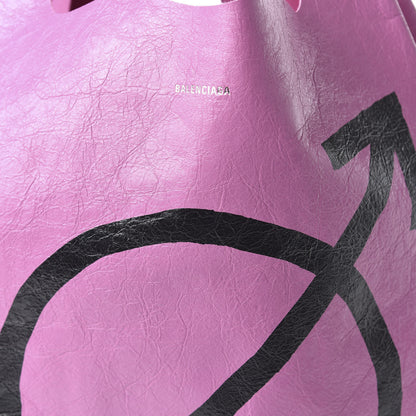 Balenciaga Agneau Arena All Gender M Supermarket Shopper Rose Bonbon 9 of 10