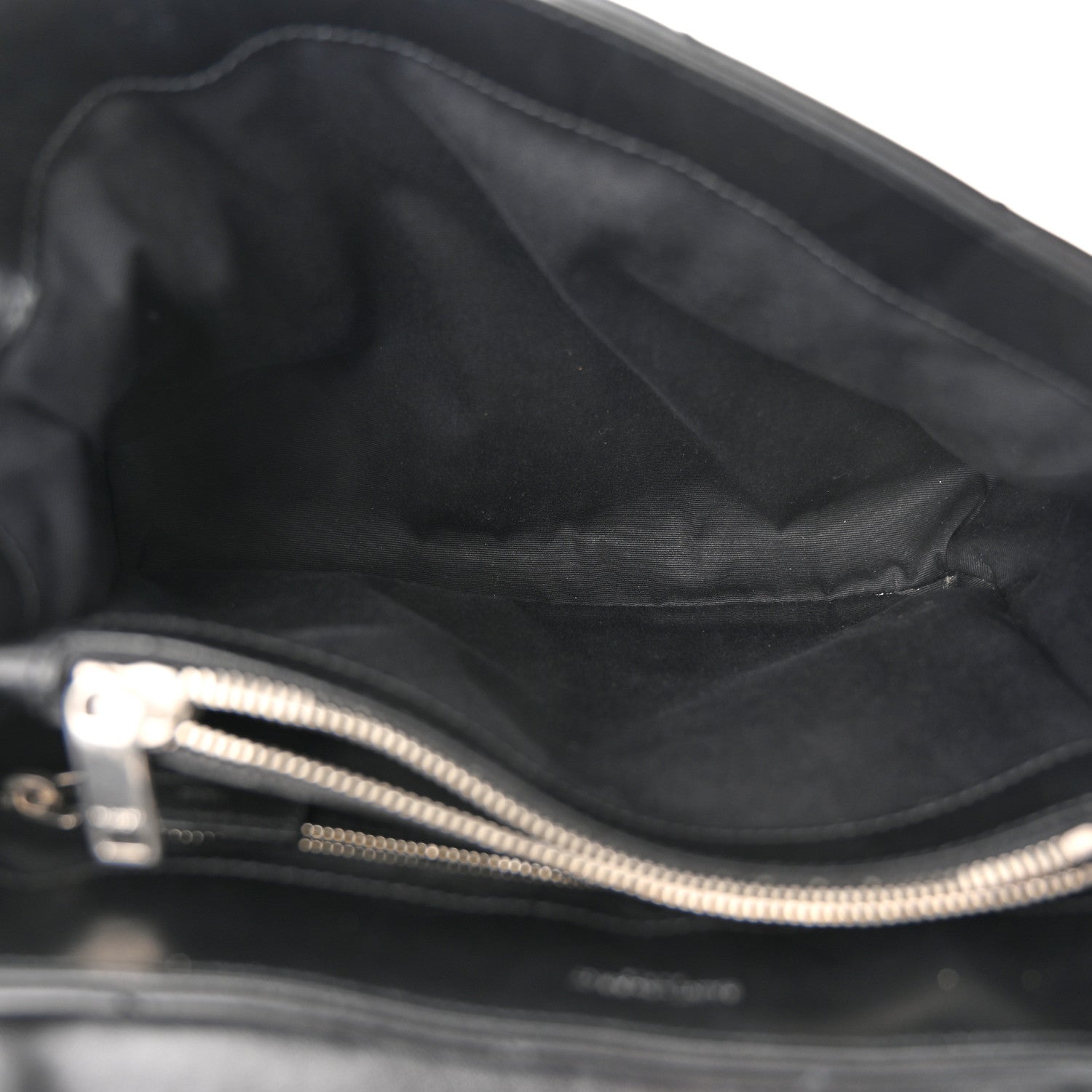 Saint Laurent Calfskin Y Quilted Monogram Medium Loulou Chain Satchel Black 5 of 10