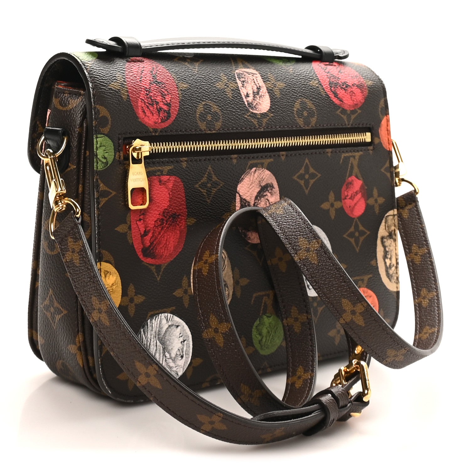 Louis Vuitton X FORNASETTI Monogram Cameo Pochette Metis 3 of 9