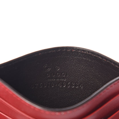 Gucci Microguccissima Card Holder Red 5 of 7