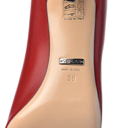 Gucci Lambskin Dionysus Pumps 39 Red 7 of 10