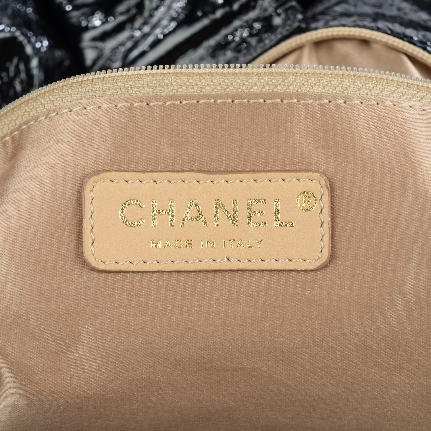 Chanel Vinyl Rock and Chain Large Flap Black 5 of 7