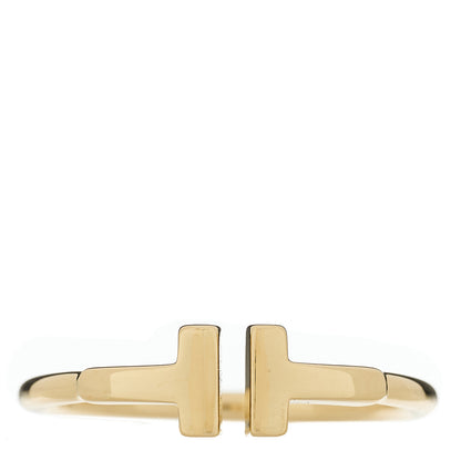 Tiffany 18K Yellow Gold T Wire Ring 57 8 1 of 4
