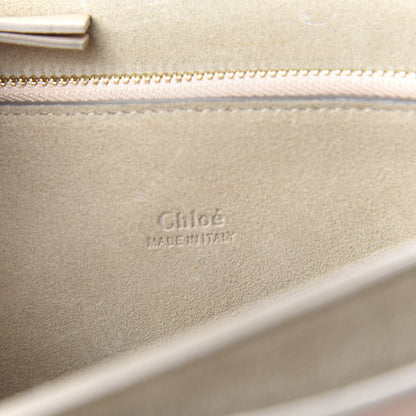 Chloe Calfskin Suede Medium Faye Shoulder Bag Blushy Pink 6 of 14