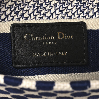 Christian Dior Canvas Medium DiorAmour Dots Lady D-Lite Blue 6 of 9