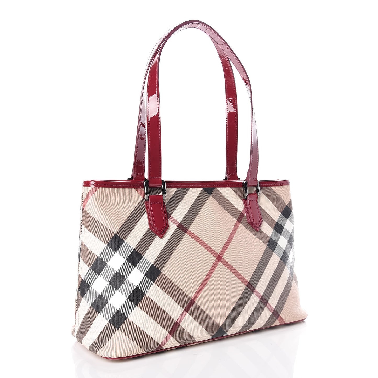 Supernova Check Regent Tote Raspberry