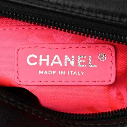 Chanel Calfskin Quilted Small Cambon Bowler Black White 6 of 11