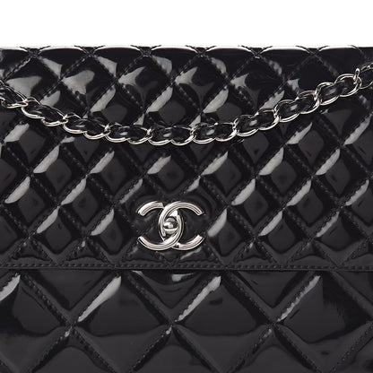 Chanel Vinyl Quilted In the Business Flap Bag Black 16 of 16