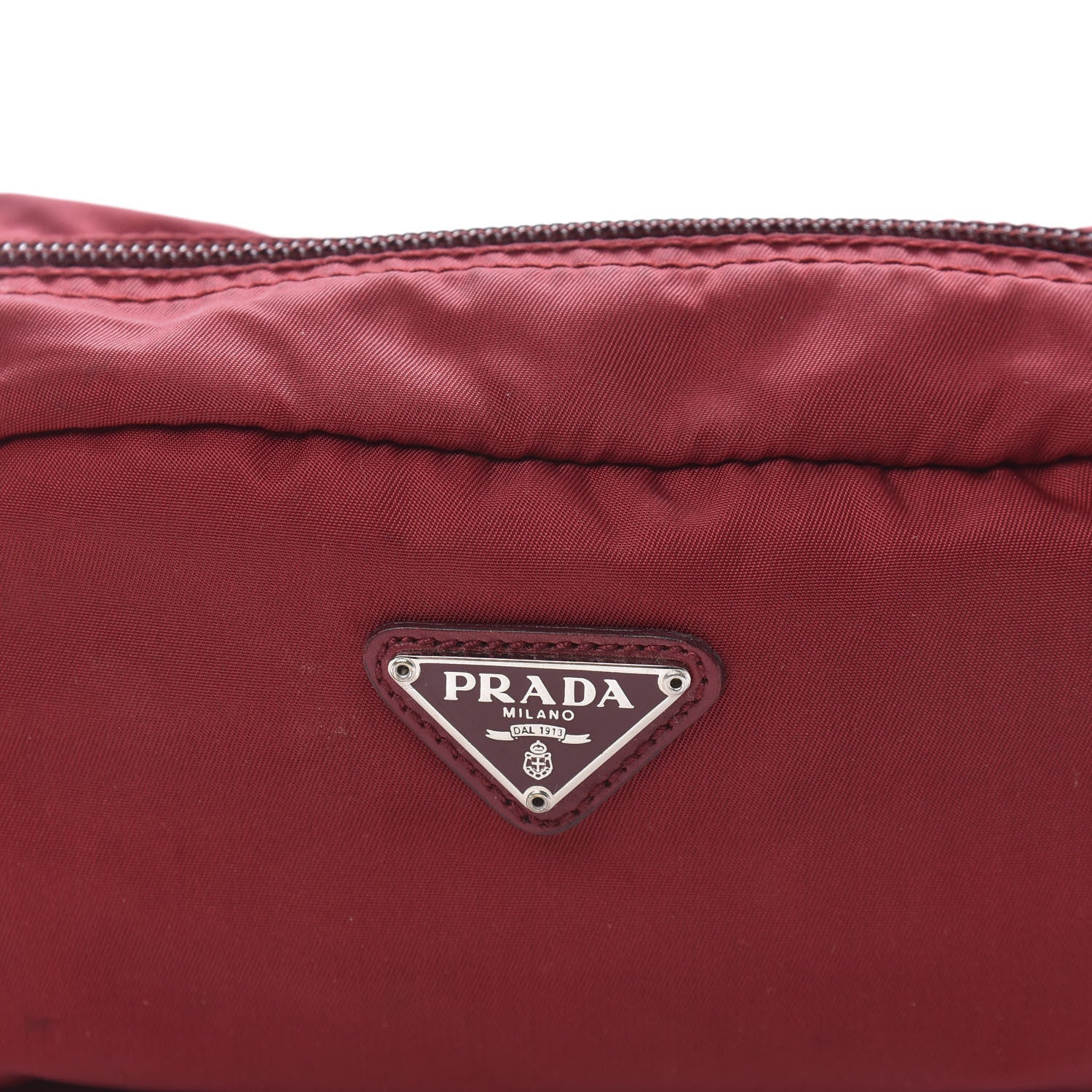 Prada Tessuto Nylon Cosmetic Bag Rosso 9 of 9