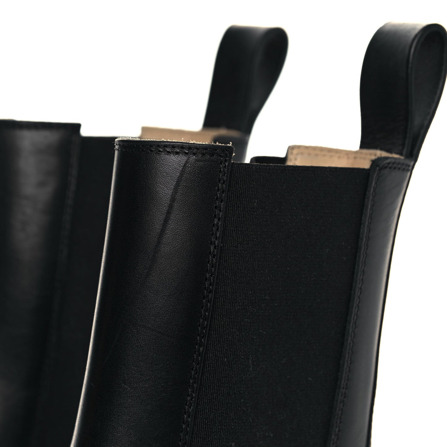 Calfskin The Flash Chelsea Boots 41 Black Grass