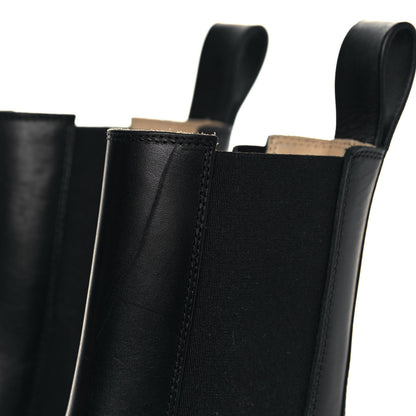Bottega Veneta Calfskin The Flash Chelsea Boots 41 Black Grass 10 of 11