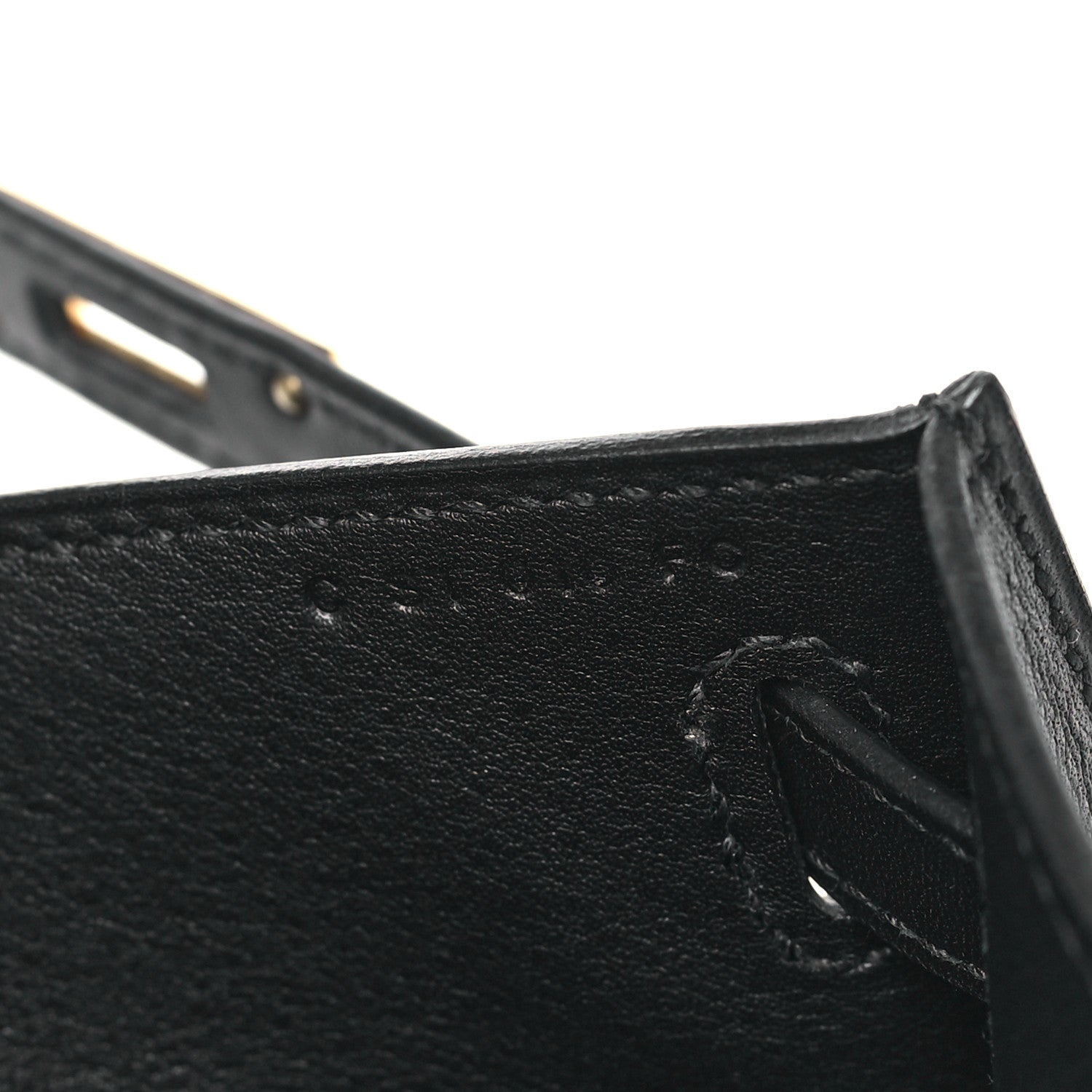 Hermes Swift Kelly Pochette Clutch Black 7 of 11