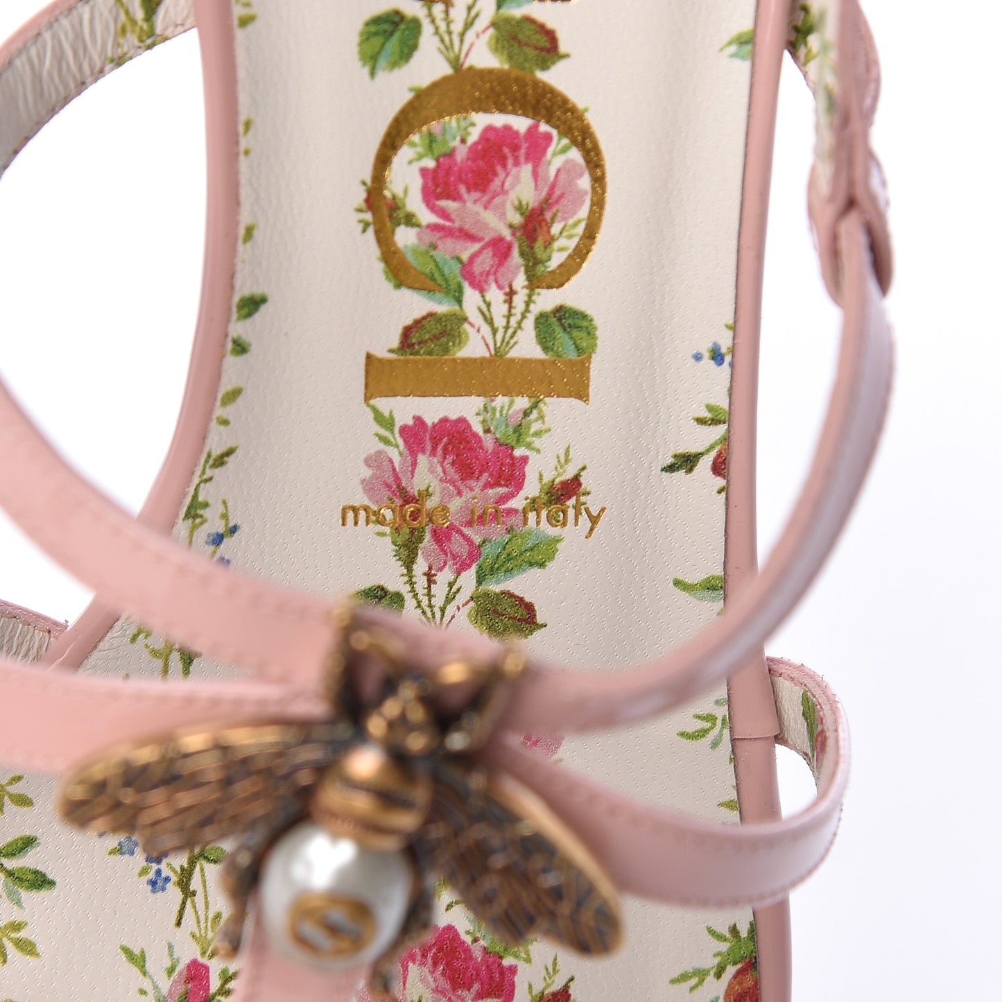 Patent Bee Thong Sandal 39.5 Perfect Pink