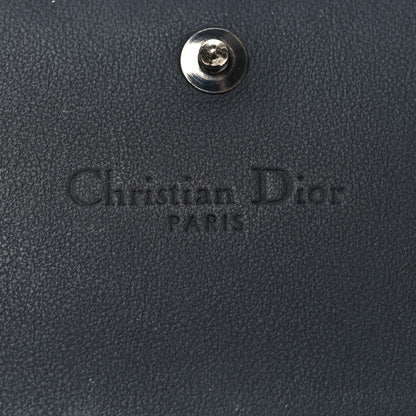 Christian Dior Lambskin Cannage Mini Lady Dior Wallet Black 7 of 12