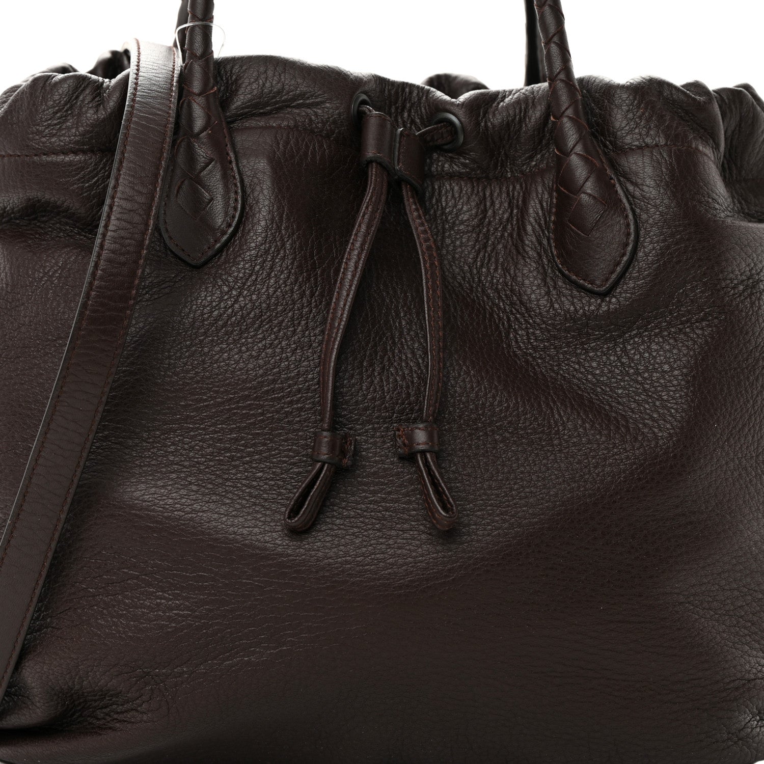 Bottega Veneta Cervo Intrecciato Satchel Ebano 10 of 17