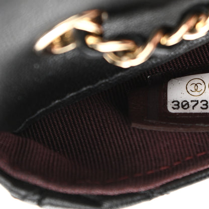Chanel Lambskin Quilted Chain Belt Bag Black 7 of 11