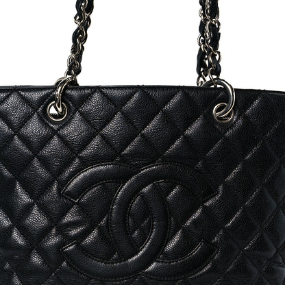 Chanel Caviar Quilted Grand Shopping Tote GST Black 8 of 10