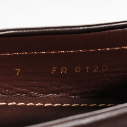 Louis Vuitton Leather Monte Carlo Loafers 7 Cacao Brown 7 of 7