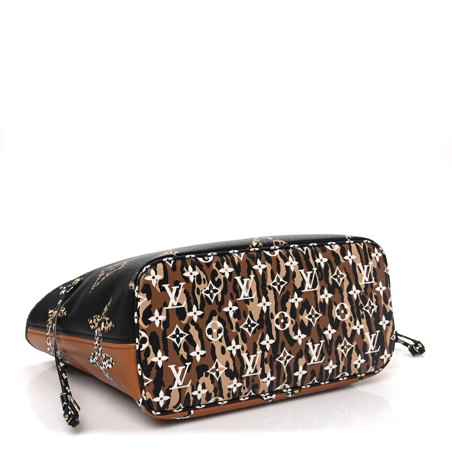 Monogram Giant Jungle Neverfull MM Black