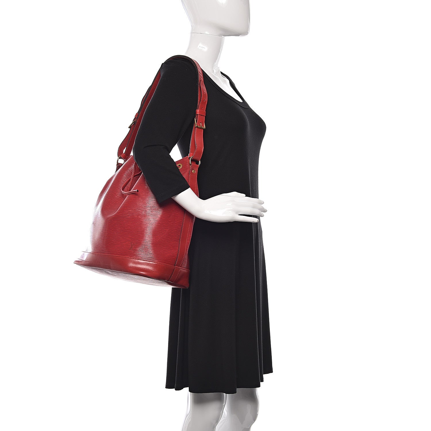 Louis Vuitton Epi Noe Castillan Red 2 of 23