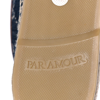 Gucci Denim GG Monogram Espadrilles 36.5 Blue Tea Cuir 7 of 9