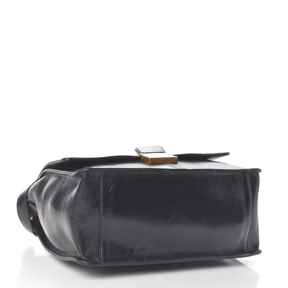 Fendi Agnello Old Shine Large Kan U Shoulder Bag Black 4 of 9