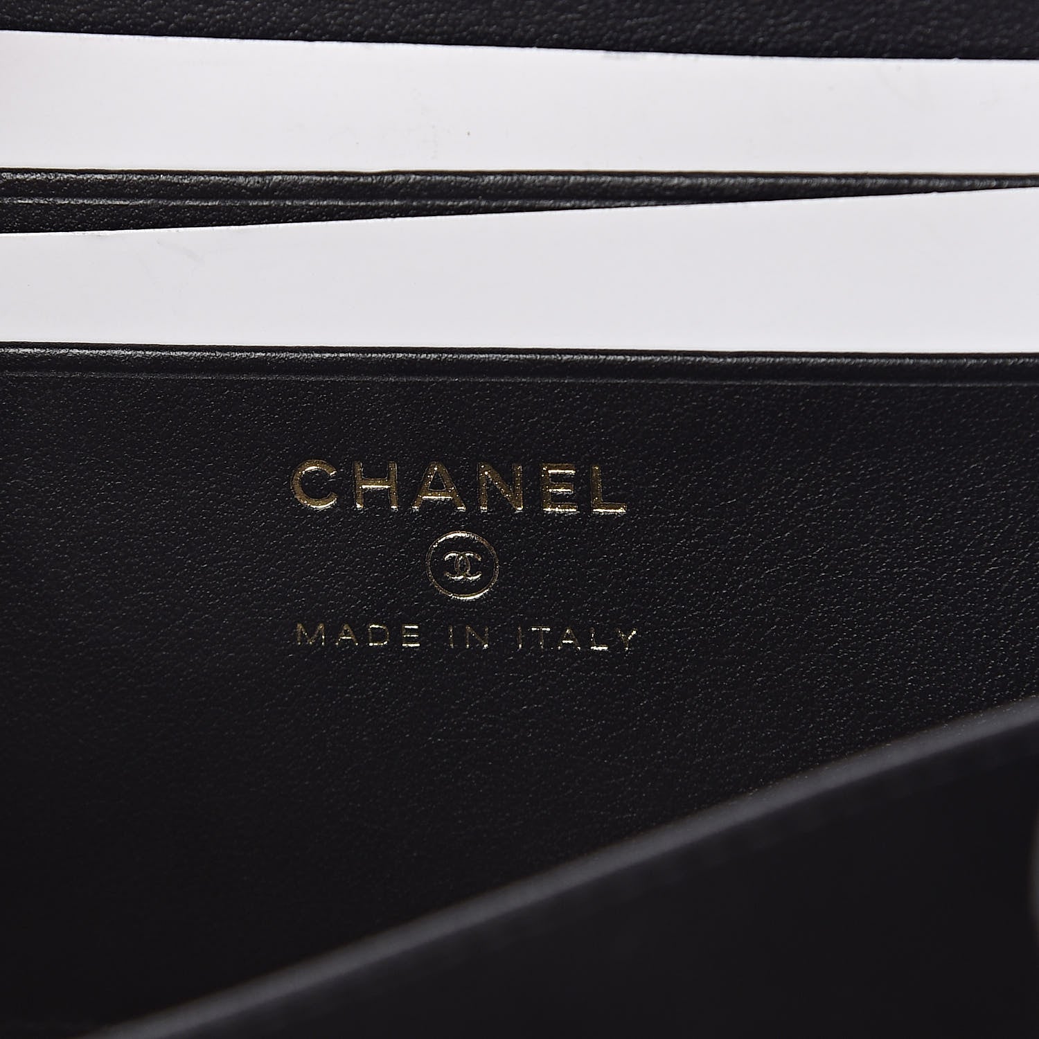 Chanel Caviar Quilted CC Filigree Vanity Clutch With Chain Beige Black 6 of 10