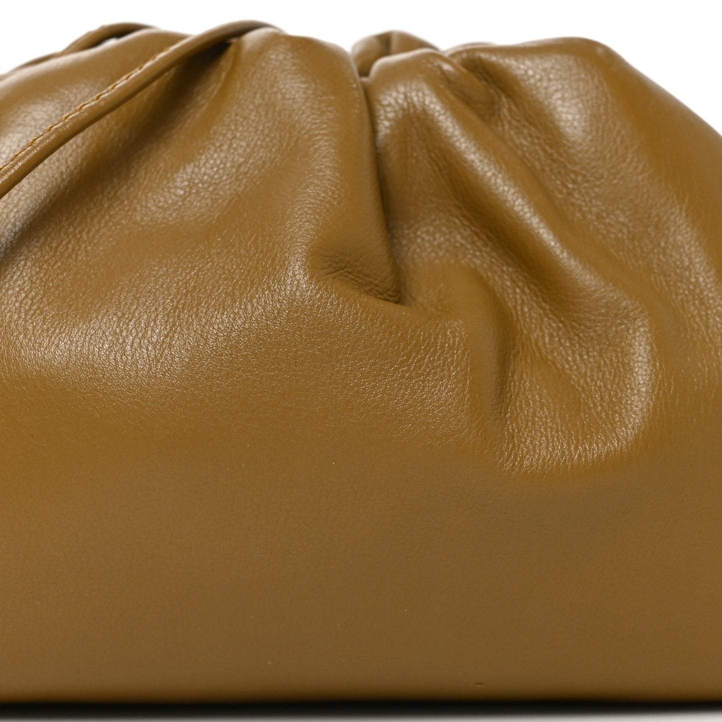 Butter Calfskin The Mini Pouch Moutarde
