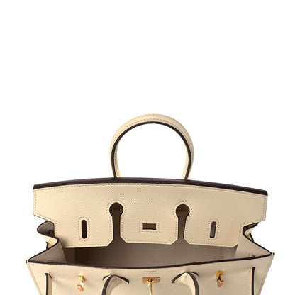 Hermes Epsom Birkin Sellier 25 Nata 17 of 33