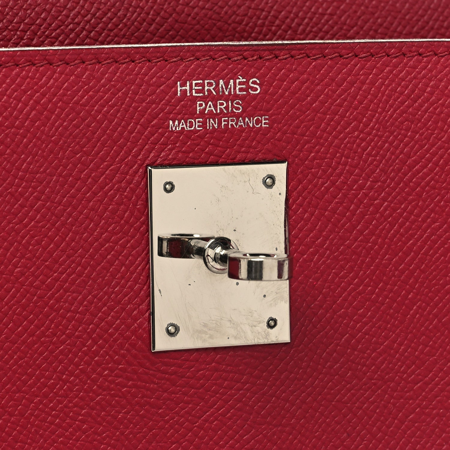 Hermes Epsom Kelly Sellier 35 Rubis 6 of 13
