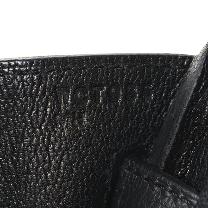 Hermes Togo Birkin 25 Black 6 of 13