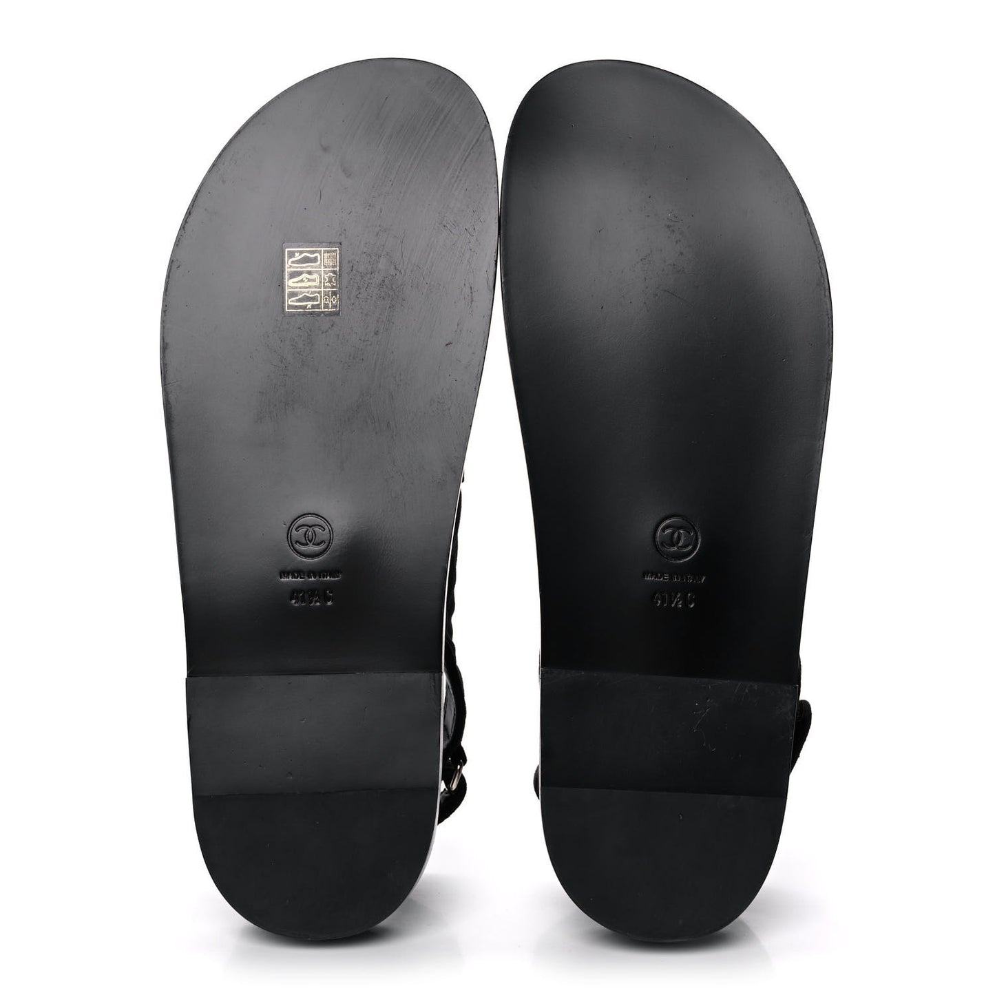 Denim Velcro Dad Sandals 41.5 Black